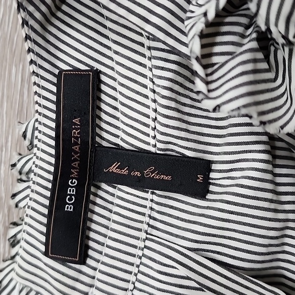 🤎 BCBG striped Poplin Dress - Picture 10 of 12